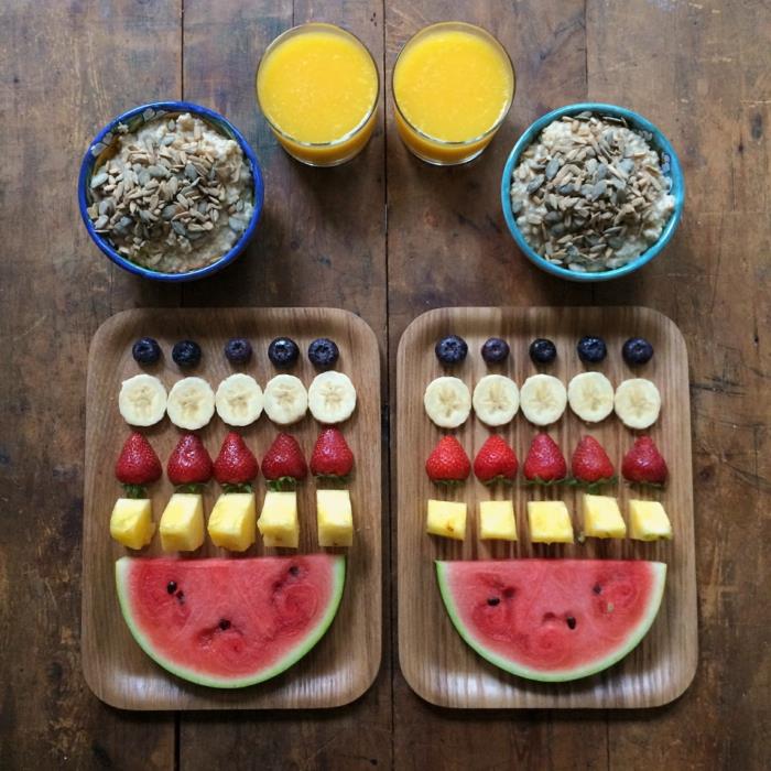 παρατηρητές βάρους πρωινό νόστιμο πρωινό χυμός φρούτων φρούτων