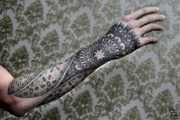 τατουάζ μοτίβα αντιβραχίου μαύρη τέχνη