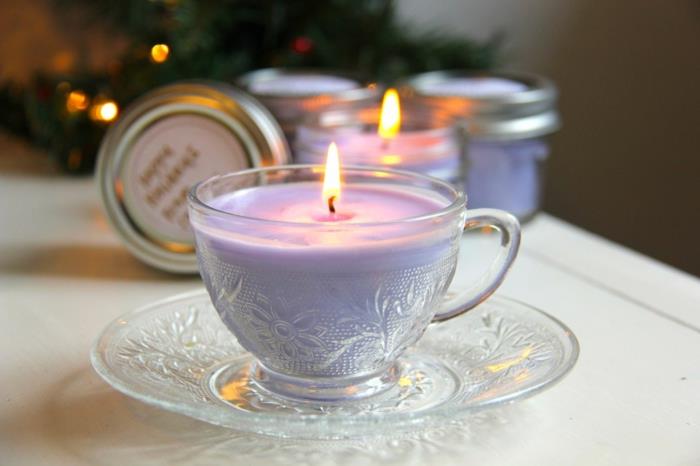 ρομαντικά ζωντανά diy φαναράκια κεριά κεριά vintage κούπες καφέ