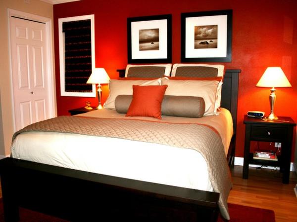 ρομαντικό κρεβάτι κρεβατοκάμαρα λευκή πορτοκαλί προφορά