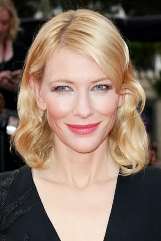 ρομαντικά κουρέματα διασημοτήτων Cate Blanchett