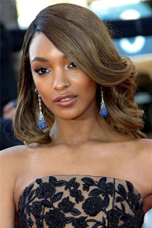 ρομαντικά κουρέματα διασημοτήτων jourdan dunn