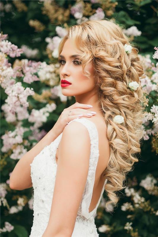 ρομαντικά αξεσουάρ μαλλιών νύφη πραγματικά λουλούδια στα μαλλιά