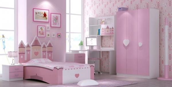 ροζ κλειδαριά κρεβατιού κρεβατοκάμαρας
