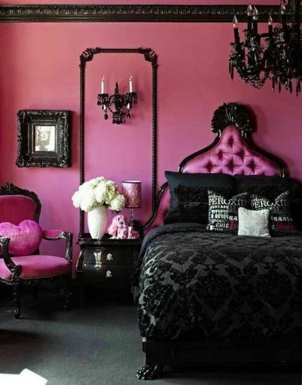 ροζ υπνοδωμάτιο αρσενικό μαύρο