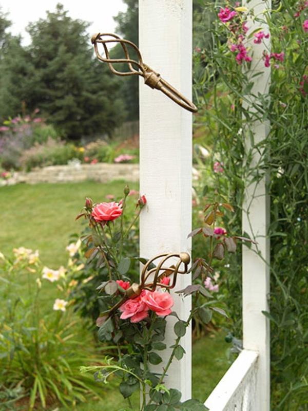 ιδέες διακόσμησης κήπου περίφραξη περίπτερο ηλιόλουστη βεράντα
