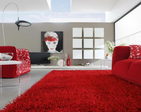 κόκκινα χαλιά μαλακοί καναπέδες δωματίων ταπετσαρίες μαλακά υφάσματα σπιτιού