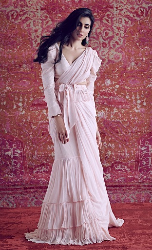Arpita Mehta Tasarımcı Fırfır Saree
