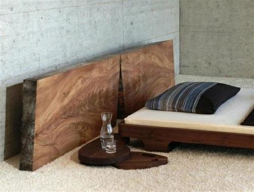 κρεβάτι εξοχικού στυλ σχεδιάζει ξύλινο σκελετό κρεβάτι απευθείας πάτωμα
