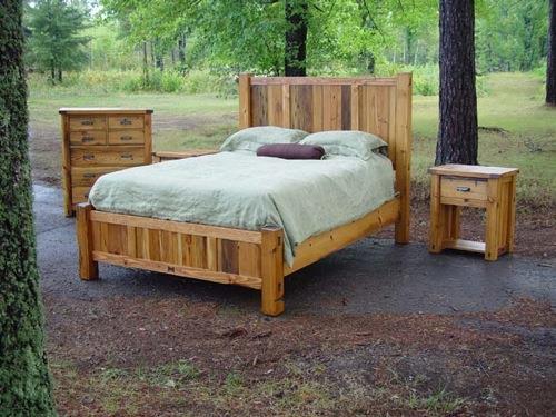 ρουστίκ κρεβάτι σχέδια ξύλινο πλαίσιο κρεβάτι hitch αποκλειστικότητα