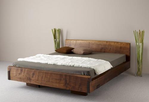 υπνοδωμάτιο κρεβάτι σχέδια ξύλινο κρεβάτι σκελετός-φωτιστικό σχέδιο