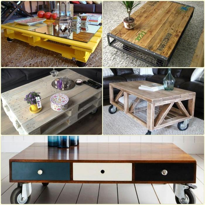 χτίστε ρουστίκ ξύλινα τραπέζια από παλέτες