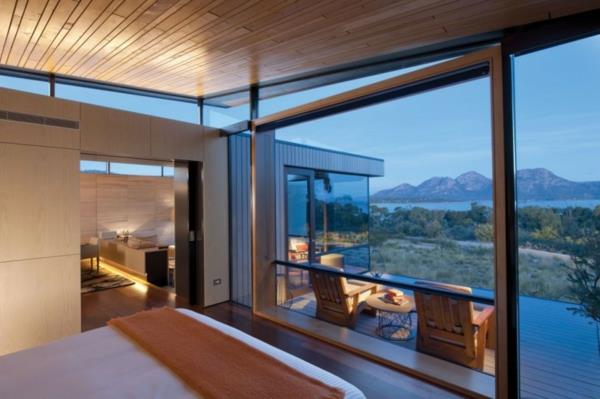 saffire freycinet resort tasmania υπνοδωμάτιο βεράντα