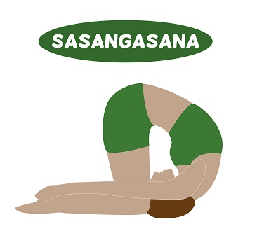 Sasangasana - tavşan pozu
