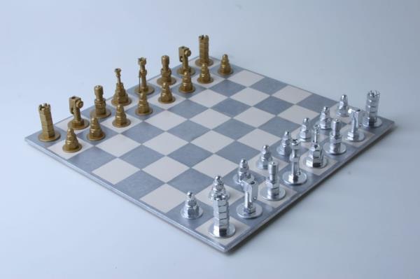 κομμάτια σκάκι βιδώνουν παξιμάδια μπουλόνια
