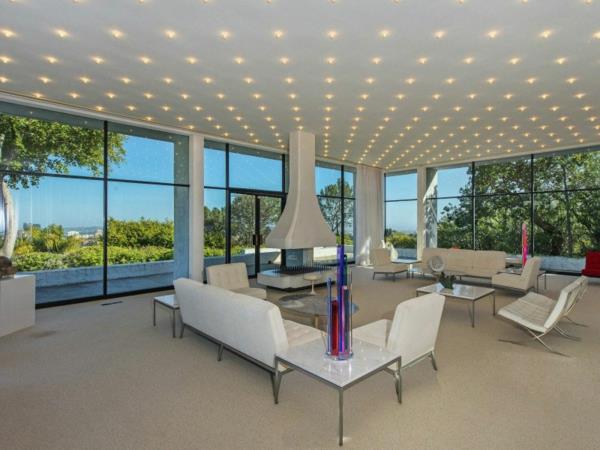 Ο φωτισμός οροφής Chic California κατοικίας ενσωματώνει το σαλόνι