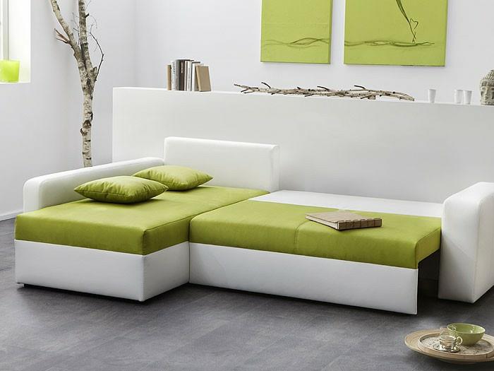 καναπές κρεβάτι γωνιακός καναπές vida πράσινος λευκός καναπές -κρεβάτι