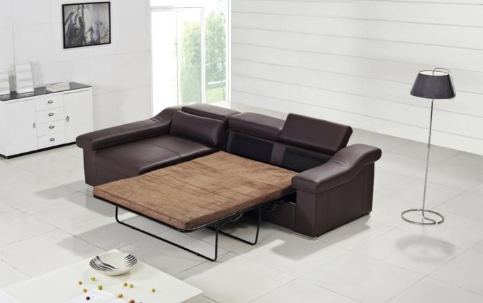 καναπέδες -κρεβάτια λειτουργικό μοντέρνο σαλόνι επιπλώνοντας ιδέες πλακάκια δαπέδου