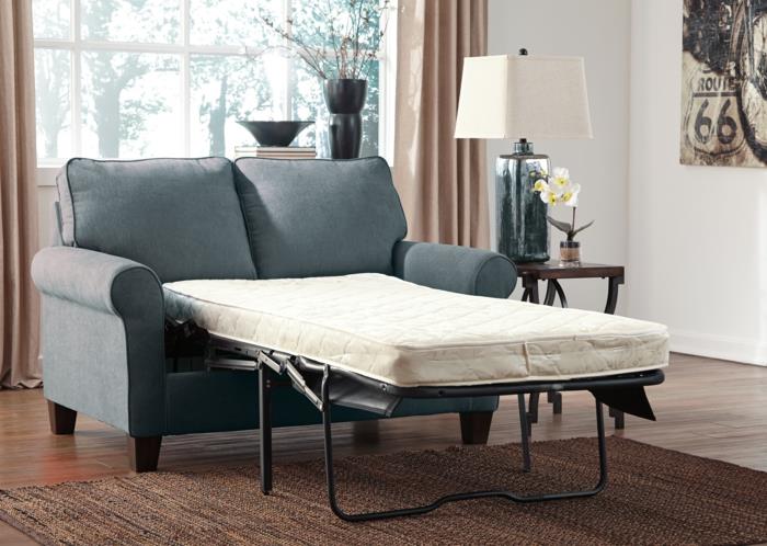 καναπέδες -κρεβάτια συμπαγής σχεδιασμός μπλε σαλόνι ebay