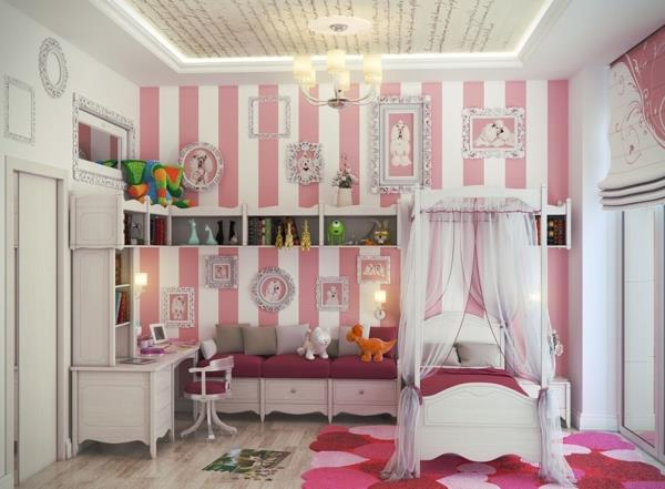 σχεδιασμός κρεβατοκάμαρας παιδικό δωμάτιο shabby chic στιλ