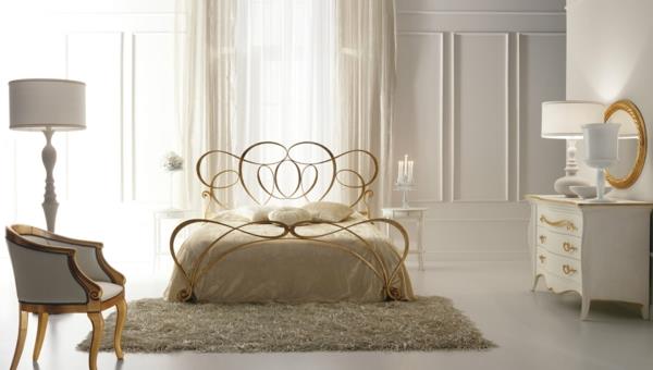 υπνοδωμάτιο σχεδιασμός πολυτελών επίπλων χαλί φανταχτερό κρεβάτι