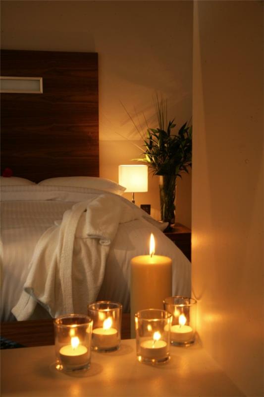διακοσμητικά υπνοδωμάτια ιδέες διακόσμησης προσθέστε κεριά