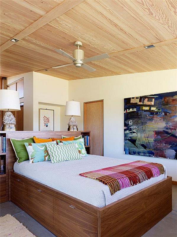 Κάντε τα υπνοδωμάτια περισσότερο αποθηκευτικό χώρο Δημιουργήστε ξύλινο κρεβάτι επίπλων