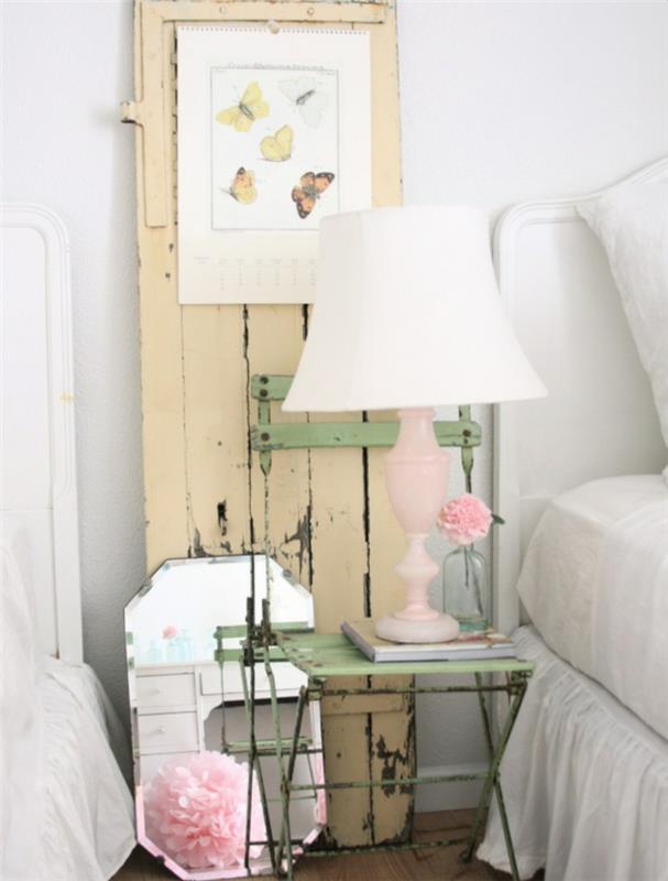 κρεμάστρα κρεβατοκάμαρας shabby chic deco έπιπλα καρέκλα