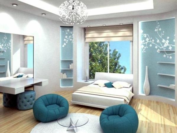 σχεδιασμός κρεβατοκάμαρας επιπλωμένη πολυθρόνα δωματίου νεότητας