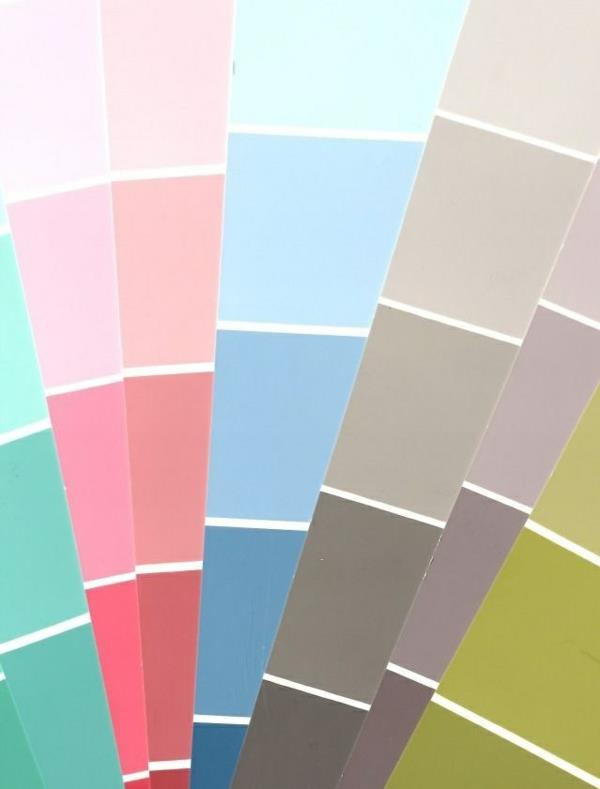 υπνοδωμάτιο χρώμα τοίχου επιλέξτε χρώμα φτερό χρώμα παλέτα χρωμάτων ιδέες