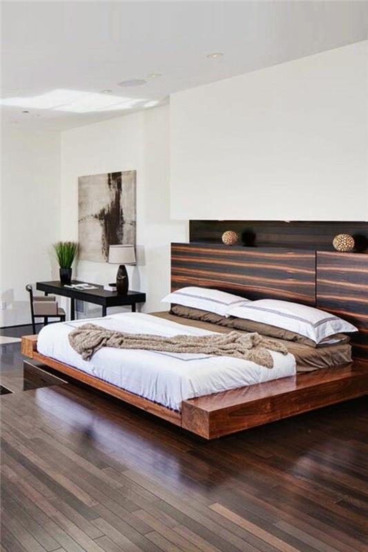 κρεβατοκάμαρα σχεδιασμός μασίφ ξύλο κρεβάτι king size διπλό κρεβάτι ξύλο κόκκος
