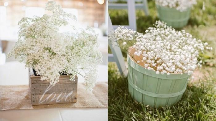 gypsophila paniculata ως στολισμός γάμου