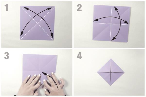 πεταλούδα tinker origami fold