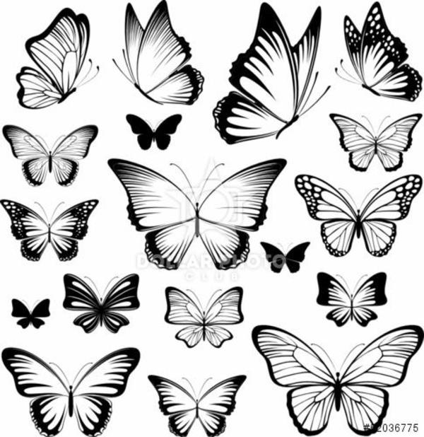 τατουάζ πεταλούδες πρότυπα σχέδια