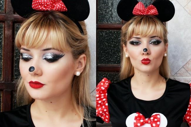 make up καρναβαλικές ιδέες face make up micky mouse