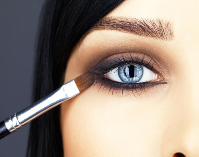 Συμβουλές μακιγιάζ τάσεις άνοιξη καλοκαίρι 2020 μάτια καστανές μύτες