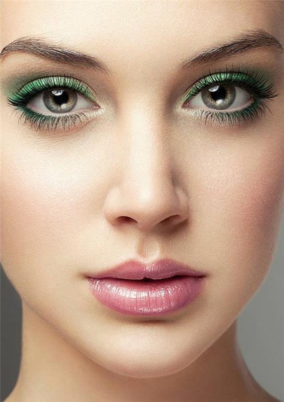Συμβουλές μακιγιάζ τάσεις μακιγιάζ ματιών 2020 πράσινη σκιά ματιών