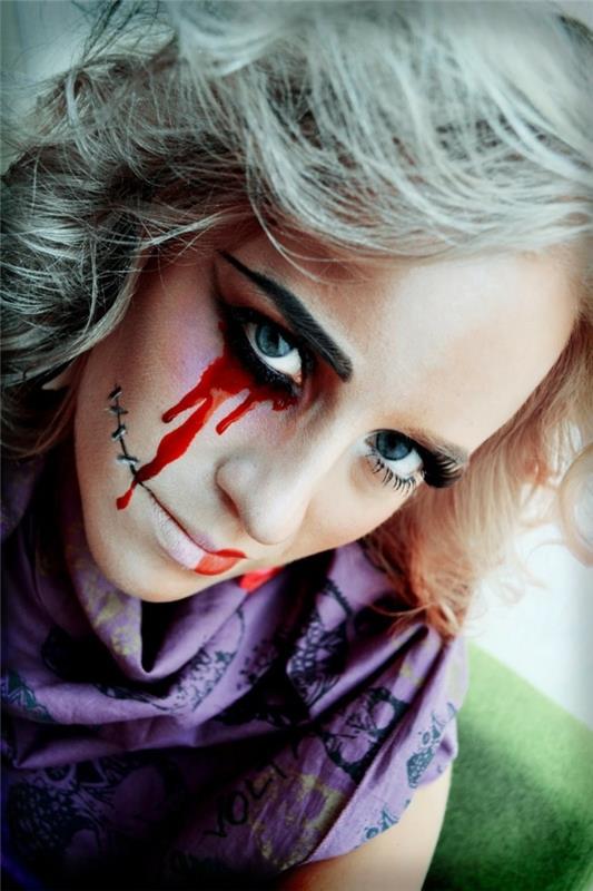 Make up tips αποκριές ψεύτικο αίμα μόνοι σας