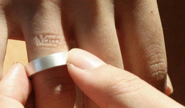 κοσμήματα παντρεύονται δαχτυλίδια δαχτυλίδι πρωτότυπη ιδέα