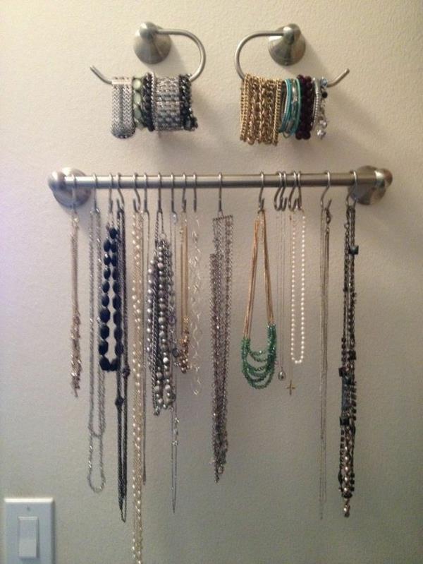 DIY βάση κοσμημάτων DIY διακόσμηση τοίχου αποθήκευσης κοσμημάτων