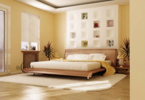 ωραίο-υπνοδωμάτιο-επίπλωση-ζεστά-χρώματα-τοίχος