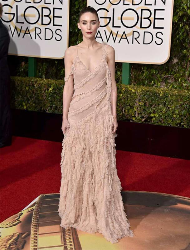 όμορφα βραδινά φορέματα Golden Globes 2016 rooney mara almcq