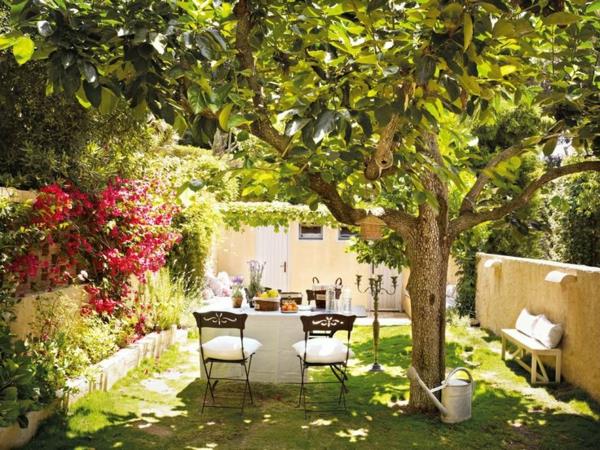 όμορφες ιδέες κήπου εικόνες κήπου σκιά διακόσμησης κήπου