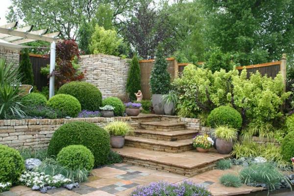 όμορφες ιδέες κήπου εικόνες κήπου διακοσμήσεις κήπου σκάλες