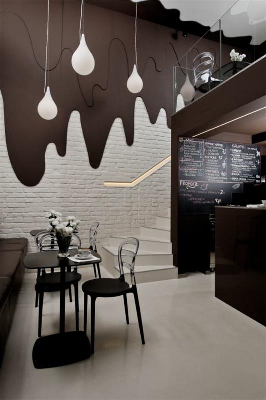 ιδέες σχεδιασμού μπαρ εστιατορίων σοκολάτας Πολωνία
