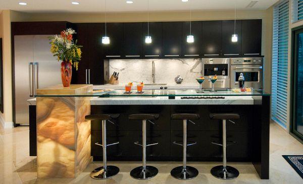 όμορφα δροσερά κρεμαστά φώτα στην κουζίνα φακό κουζίνας ξύλο μινιμαλιστικό