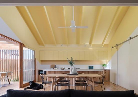 όμορφη κουζίνα οροφής μοντέρνο σχέδιο οροφής