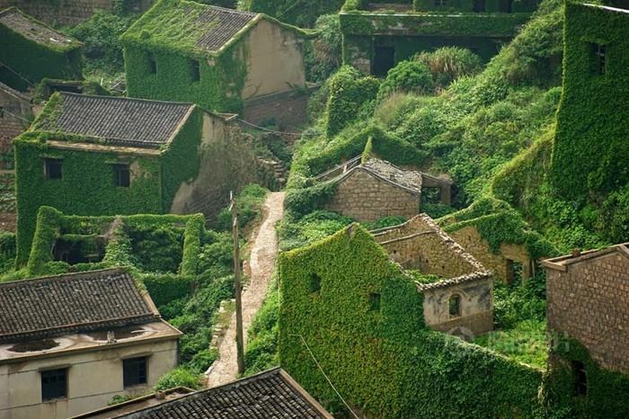 όμορφοι ταξιδιωτικοί προορισμοί gouqi εγκαταλελειμμένο χωριό όμορφα σπίτια