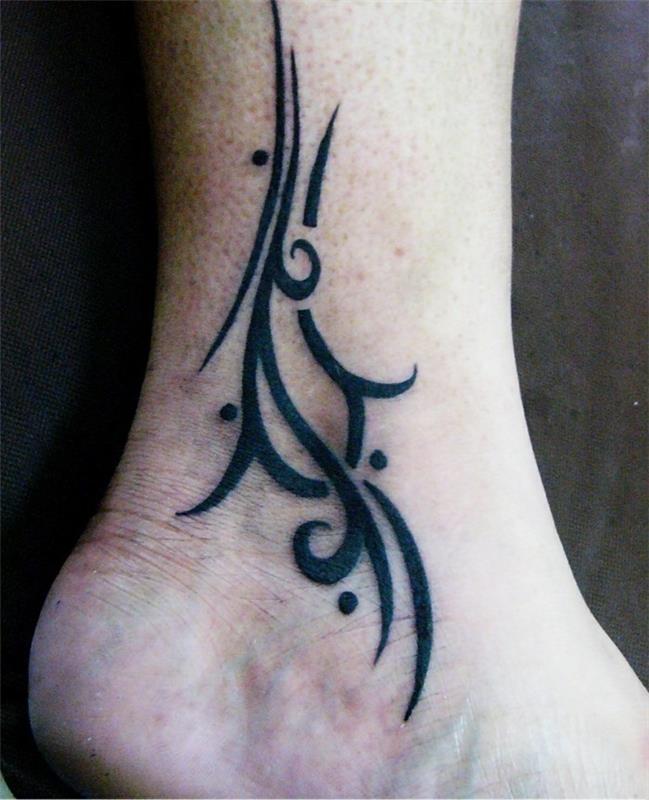 όμορφα τατουάζ για γυναίκες τατουάζ στον αστράγαλο