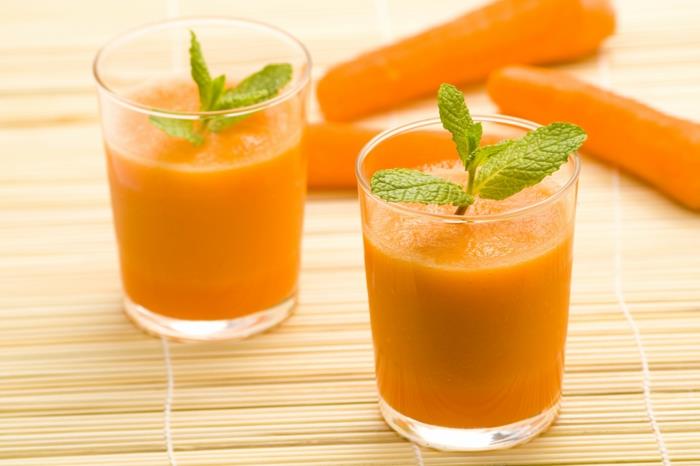 χάστε βάρος γρήγορα και υγιεινά υγιεινά ποτά καρότο smoothie
